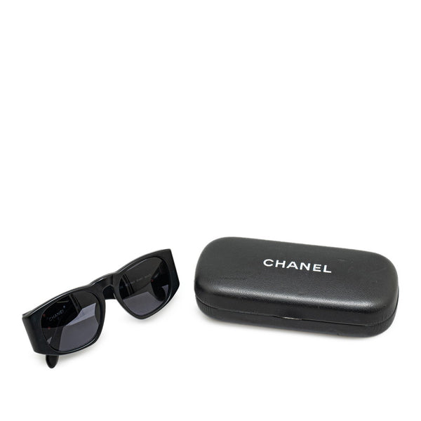 シャネル ココマーク サングラス 01451 ブラック プラスチック レディース CHANEL 【中古】
