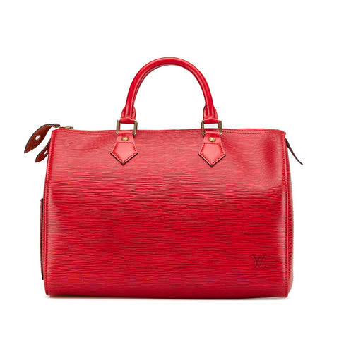 ルイ ヴィトン エピ スピーディ30 ハンドバッグ ミニボストンバッグ M43007 カスティリアンレッド レザー レディース LOUIS VUITTON 【中古】