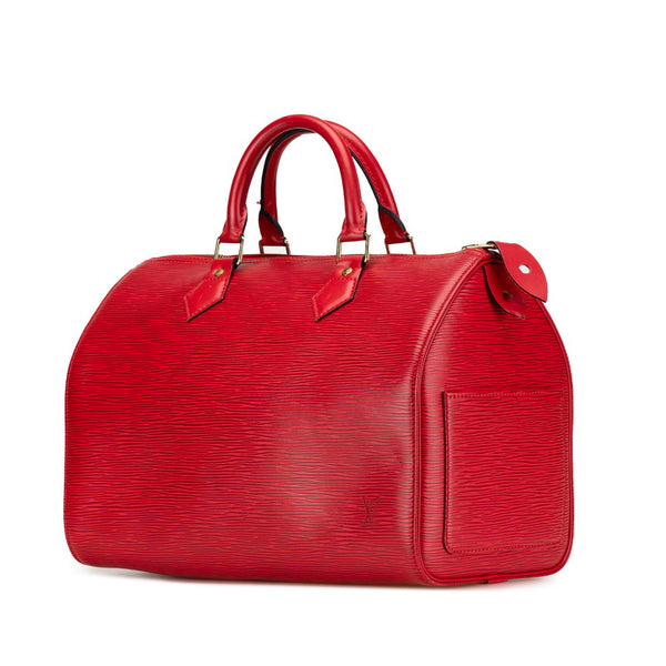 ルイ ヴィトン エピ スピーディ30 ハンドバッグ ミニボストンバッグ M43007 カスティリアンレッド レザー レディース LOUIS VUITTON 【中古】