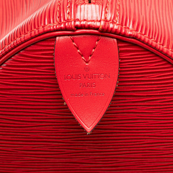 ルイ ヴィトン エピ スピーディ30 ハンドバッグ ミニボストンバッグ M43007 カスティリアンレッド レザー レディース LOUIS VUITTON 【中古】
