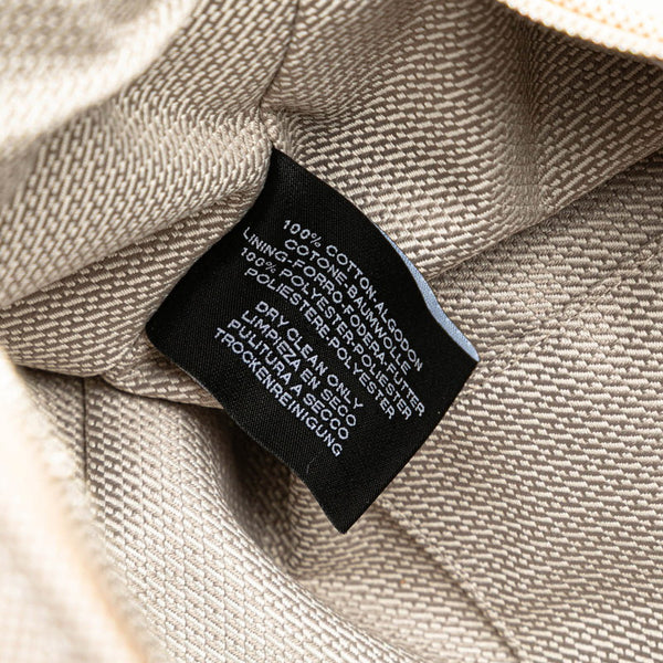 エルメス ブリッド ア ブラックPM ポーチ ミニハンドバッグ ベージュ オレンジ コットン レディース HERMES 【中古】