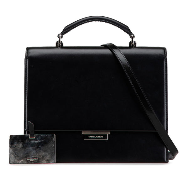 サンローラン ショルダーバッグ ハンドバッグ 2WAY 484504 ブラック レザー レディース SAINT LAURENT 【中古】