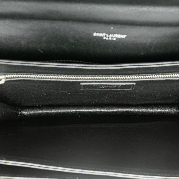 サンローラン ショルダーバッグ ハンドバッグ 2WAY 484504 ブラック レザー レディース SAINT LAURENT 【中古】