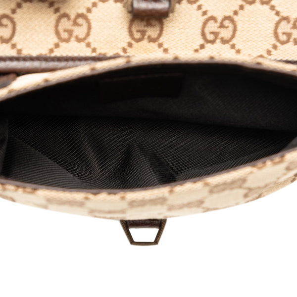 グッチ GGキャンバス ウエストバッグ ボディバッグ 92543 ベージュ キャンバス レザー レディース GUCCI 【中古】