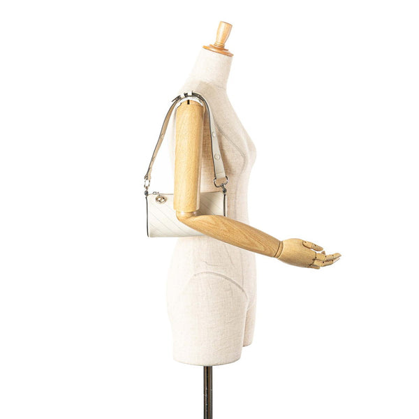 グッチ ブロンディ ミニ ワンショルダーバッグ 760170 ベージュ レザー レディース GUCCI 【中古】