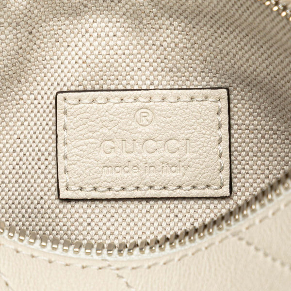 グッチ ブロンディ ミニ ワンショルダーバッグ ベージュ レザー レディース GUCCI 【中古】