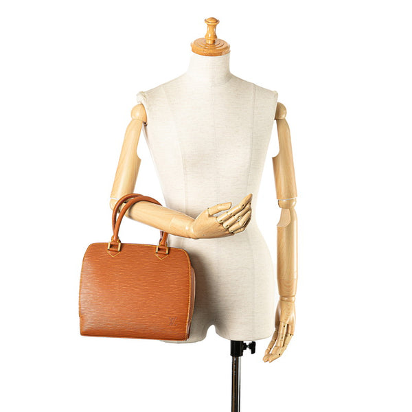 ルイ ヴィトン エピ ポンヌフ ハンドバッグ M52058 ジパングゴールド ブラウン レザー レディース LOUIS VUITTON 【中古】