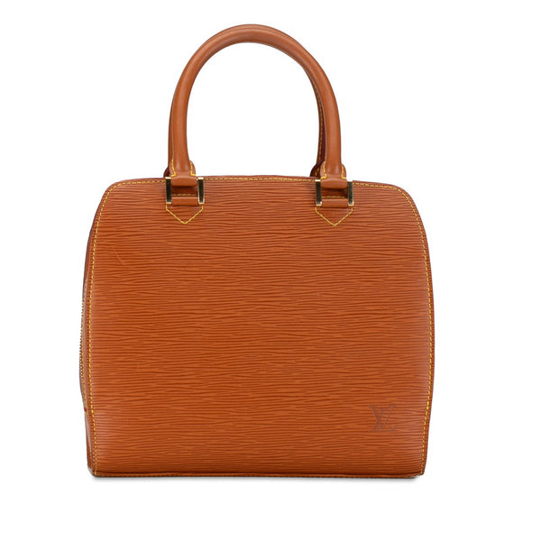 ルイ ヴィトン エピ ポンヌフ ハンドバッグ M52058 ジパングゴールド ブラウン レザー レディース LOUIS VUITTON 【中古】