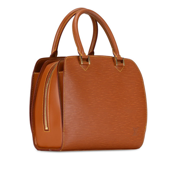 ルイ ヴィトン エピ ポンヌフ ハンドバッグ M52058 ジパングゴールド ブラウン レザー レディース LOUIS VUITTON 【中古】