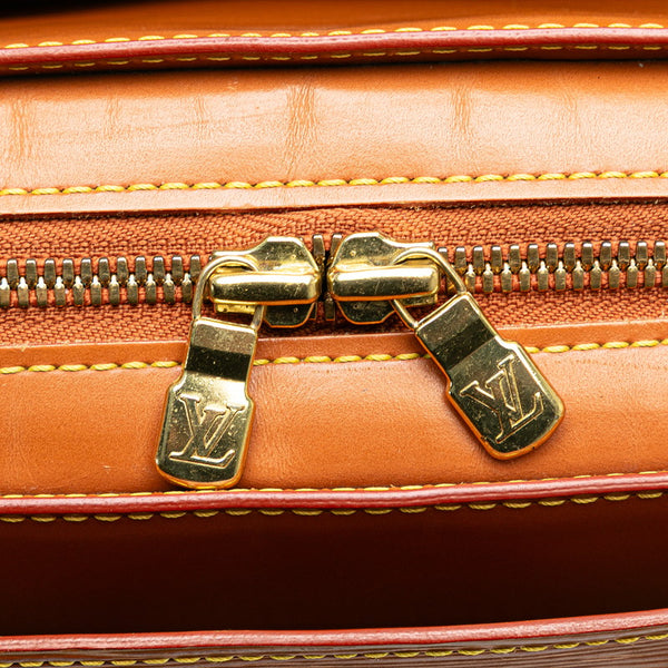 ルイ ヴィトン エピ ポンヌフ ハンドバッグ M52058 ジパングゴールド ブラウン レザー レディース LOUIS VUITTON 【中古】