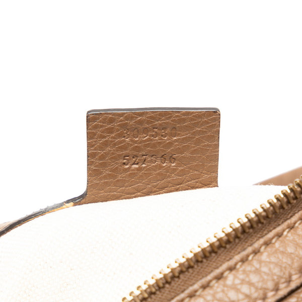 グッチ インターロッキングG ロゴ ワンショルダーバッグ 309530 ブラウン レザー レディース GUCCI 【中古】