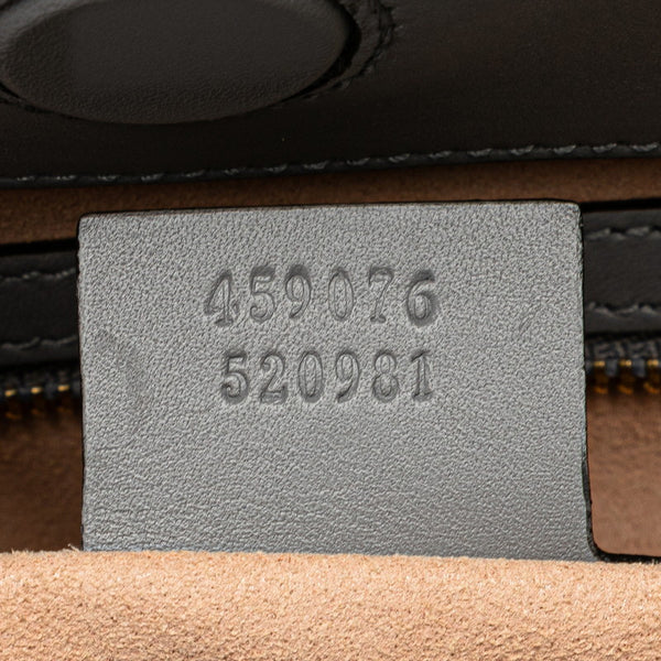 グッチ ニムフェア バンブー ハンドバッグ ショルダーバッグ 2WAY 459076 グレー レザー レディース GUCCI 【中古】
