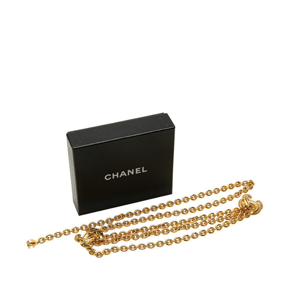 シャネル マトラッセ ココマーク 3連 チェーンベルト ゴールド メッキ レディース CHANEL 【中古】