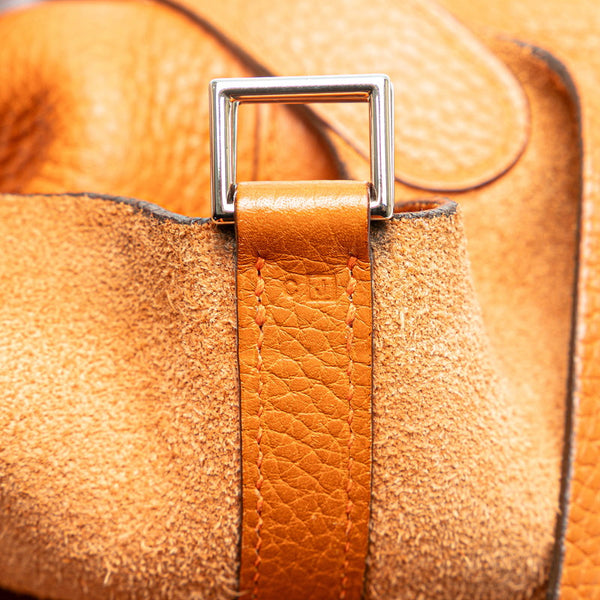 エルメス ピコタンPM ハンドバッグ ポティロン オレンジ トリヨンクレマンス レディース HERMES 【中古】