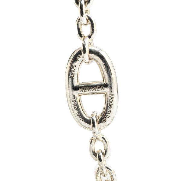 エルメス シェーヌダンクル ファランドール ブレスレット SV925 シルバー レディース HERMES 【中古】