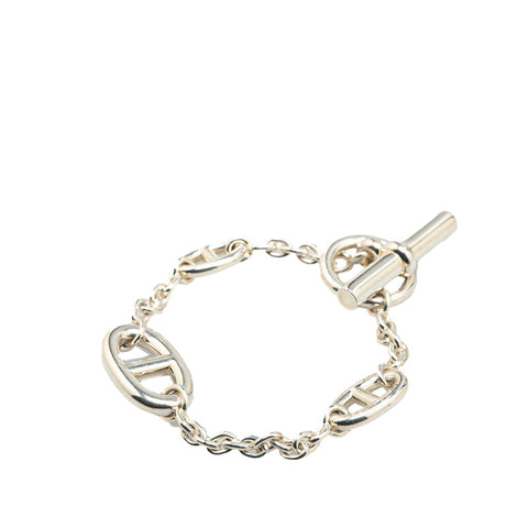 エルメス シェーヌダンクル ファランドール ブレスレット SV925 シルバー レディース HERMES 【中古】