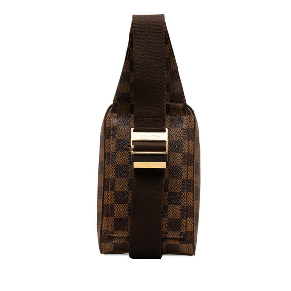 ルイ ヴィトン ダミエ ジェロニモス ボディバッグ ベルトバッグ N51994 ブラウン PVC レザー メンズ LOUIS VUITTON 【中古】