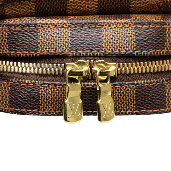 ルイ ヴィトン ダミエ ジェロニモス ボディバッグ ベルトバッグ N51994 ブラウン PVC レザー メンズ LOUIS VUITTON 【中古】