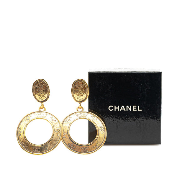 シャネル ヴィンテージ ココマーク イヤリング ゴールド メッキ レディース CHANEL 【中古】