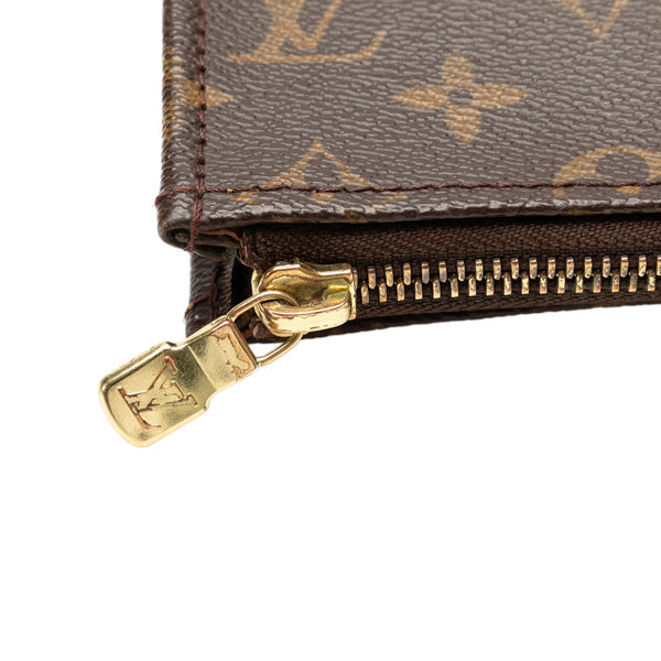 ルイ ヴィトン モノグラム ポッシュ ドキュマン クラッチバッグ ブリーフケース M53456 ブラウン PVC レザー メンズ LOUIS VUITTON 【中古】