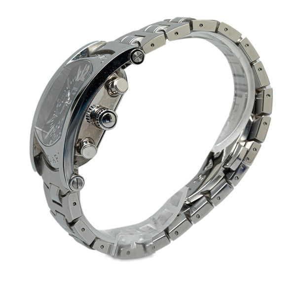 ブルガリ アショーマ 腕時計 AA48SCH 自動巻き ブラック文字盤 ステンレススチール メンズ BVLGARI 【中古】