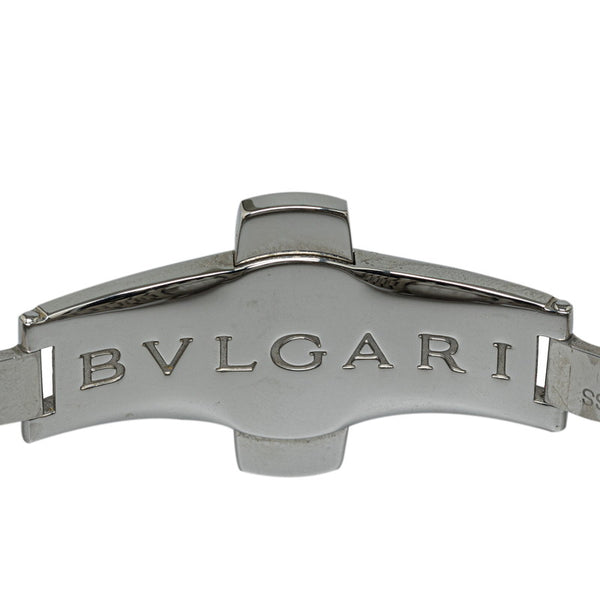 ブルガリ アショーマ 腕時計 AA48SCH 自動巻き ブラック文字盤 ステンレススチール メンズ BVLGARI 【中古】