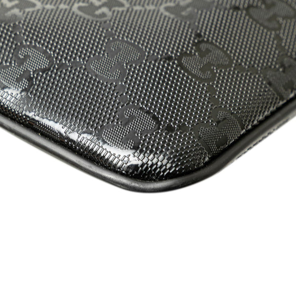 グッチ GGインプリメ 斜め掛け ショルダーバッグ 201446 モスグリーン PVC レザー メンズ GUCCI 【中古】