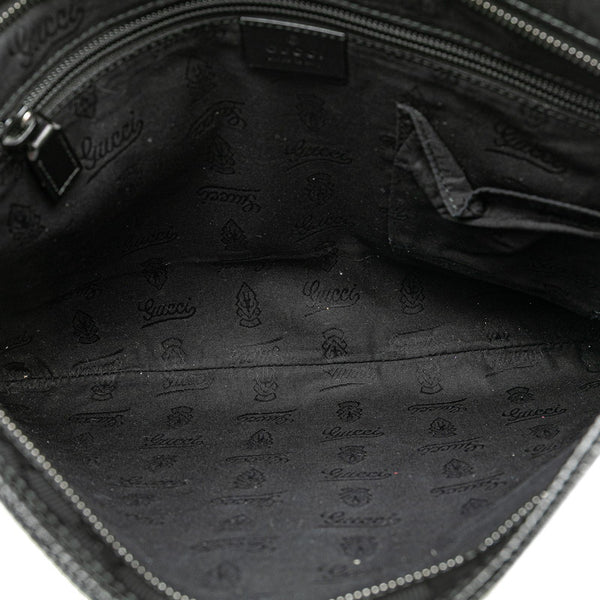 グッチ GGインプリメ 斜め掛け ショルダーバッグ 201446 モスグリーン PVC レザー メンズ GUCCI 【中古】