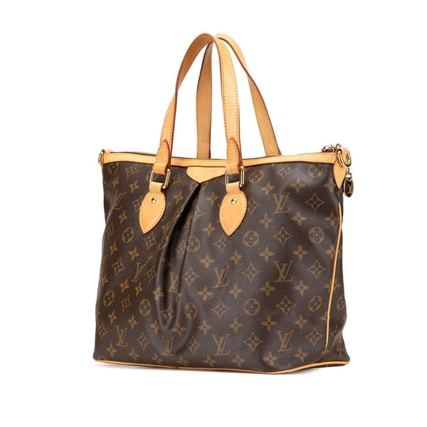 ルイ ヴィトン モノグラム　 パレルモPM ハンドバッグ ショルダーバッグ 2WAY M40145 ブラウン PVC レザー レディース LOUIS VUITTON 【中古】