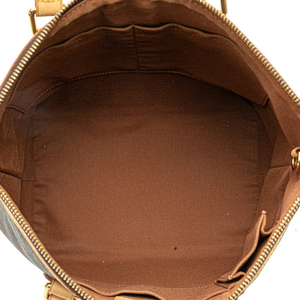 ルイ ヴィトン モノグラム　 パレルモPM ハンドバッグ ショルダーバッグ 2WAY M40145 ブラウン PVC レザー レディース LOUIS VUITTON 【中古】