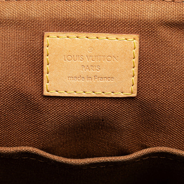 ルイ ヴィトン モノグラム　 パレルモPM ハンドバッグ ショルダーバッグ 2WAY M40145 ブラウン PVC レザー レディース LOUIS VUITTON 【中古】