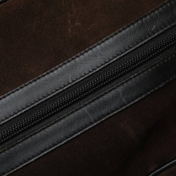 グッチ バンブー ハンドバッグ ボストンバッグ 002 1085 ブラウン スウェード レザー レディース GUCCI 【中古】