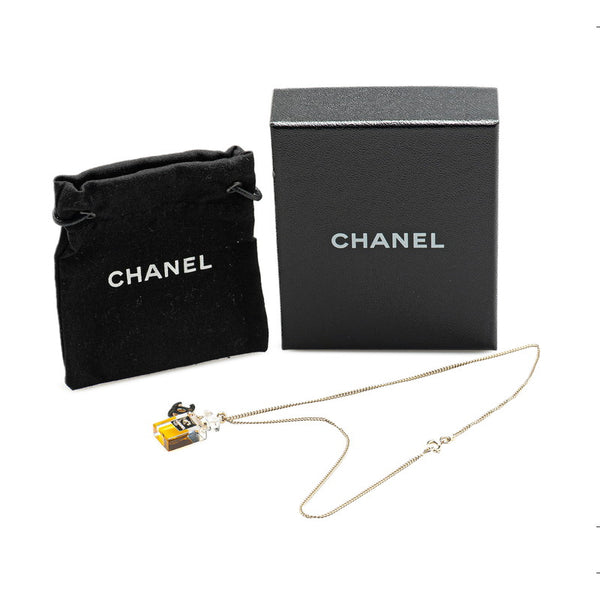 シャネル ココマーク N°5香水 モチーフ ネックレス シルバー メタル レディース CHANEL 【中古】