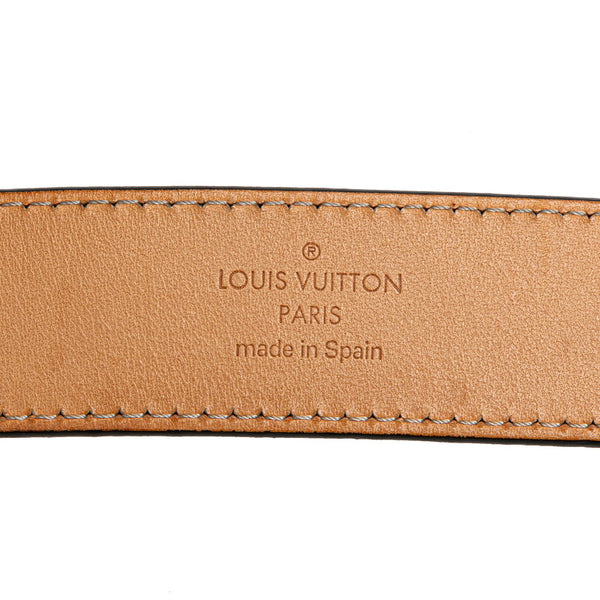 ルイ ヴィトン モノグラム ヴェルニ サンチュール ベルト 34/85 M9480 ブラック パテントレザー レディース LOUIS VUITTON 【中古】