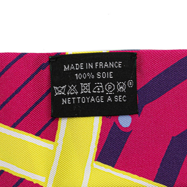 エルメス ツイリー JEU DE SOIE UNIFORME シルクゲーム スカーフ マルチカラー シルク レディース HERMES 【中古】
