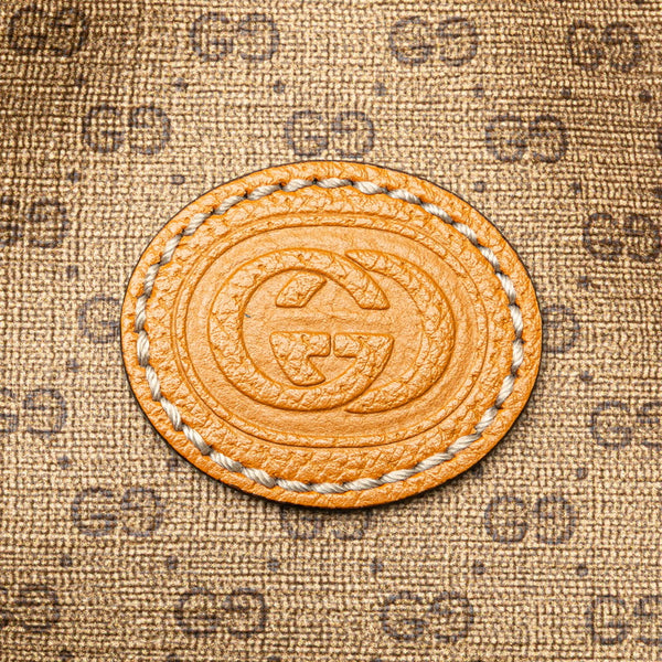 グッチ × ディズニー Disney ミニGGスプリーム ミッキーマウス バケットバッグ ショルダーバッグ 602691 ブラウン PVC レザー レディース GUCCI 【中古】