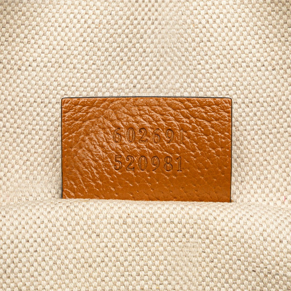 グッチ × ディズニー Disney ミニGGスプリーム ミッキーマウス バケットバッグ ショルダーバッグ 602691 ブラウン PVC レザー レディース GUCCI 【中古】