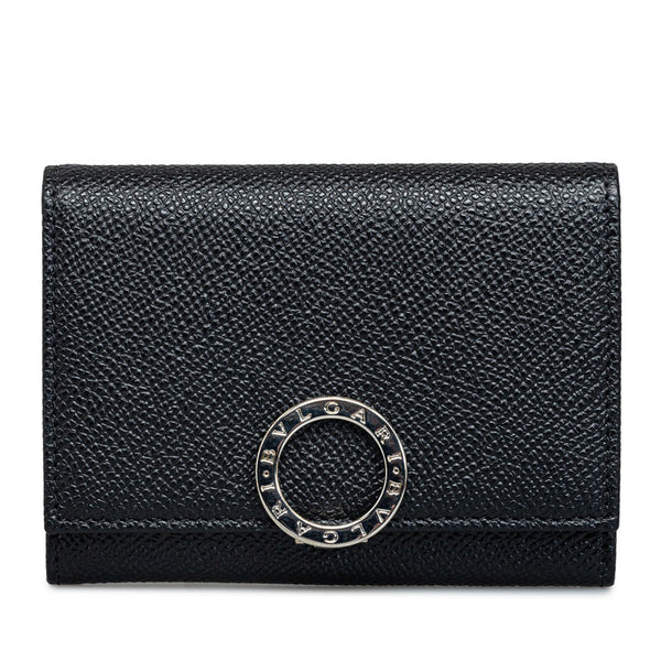 ブルガリ ブルガリブルガリ コインケース カードケース ブラック レザー メンズ BVLGARI 【中古】