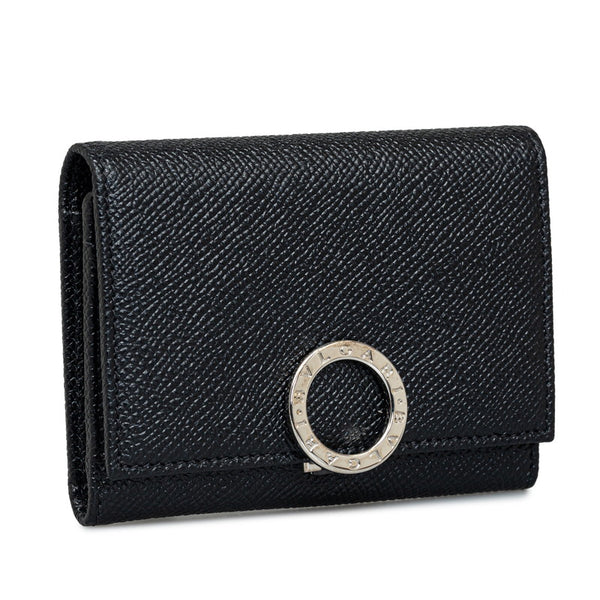 ブルガリ ブルガリブルガリ コインケース カードケース ブラック レザー メンズ BVLGARI 【中古】