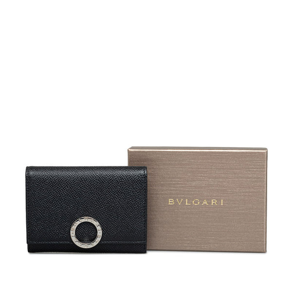 ブルガリ ブルガリブルガリ コインケース カードケース ブラック レザー メンズ BVLGARI 【中古】