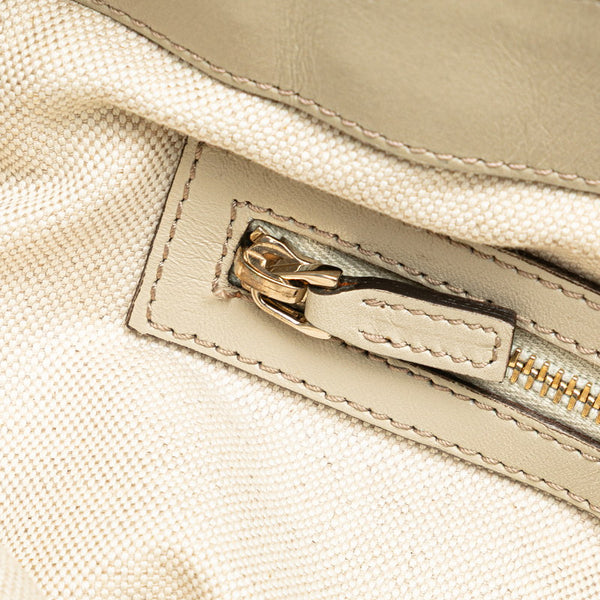 グッチ GGキャンバス メイフィア シェリーライン ハンドバッグ ショルダーバッグ 2WAY 269894 ベージュ マルチカラー キャンバス レザー レディース GUCCI 【中古】