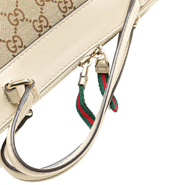 グッチ GGキャンバス メイフィア シェリーライン ハンドバッグ ショルダーバッグ 2WAY 269894 ベージュ マルチカラー キャンバス レザー レディース GUCCI 【中古】