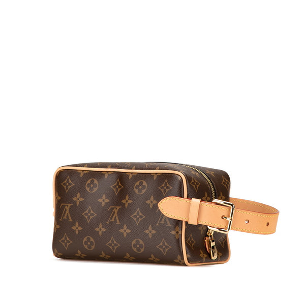 ルイ ヴィトン モノグラム ロッカー ドップ キット ハンドバッグ M83112 ブラウン PVC レザー レディース LOUIS VUITTON 【中古】
