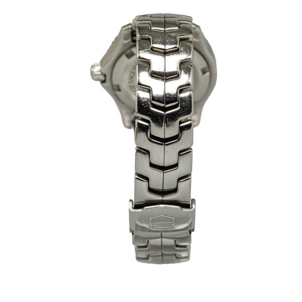 タグホイヤー リンク 腕時計 WJ1316 クオーツ ブルーシェル文字盤 ステンレススチール レディース TAG HEUER 【中古】