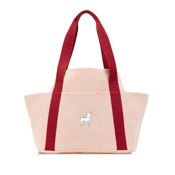 エルメス カブリオル マザーズバッグ トートバッグ テラコッタ オレンジ レッド トワルアッシュ レディース HERMES 【中古】