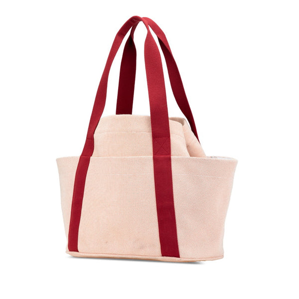 エルメス カブリオル マザーズバッグ トートバッグ テラコッタ オレンジ レッド トワルアッシュ レディース HERMES 【中古】