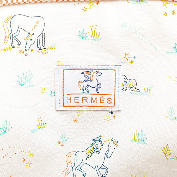 エルメス カブリオル マザーズバッグ トートバッグ テラコッタ オレンジ レッド トワルアッシュ レディース HERMES 【中古】