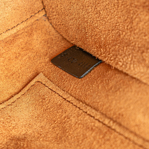 セリーヌ ラゲージ ナノショッパー ハンドバッグ ショルダーバッグ 2WAY ブルー ブラウン ブラック レザー レディース CELINE 【中古】