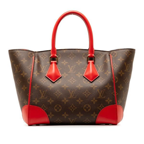 ルイ ヴィトン モノグラム フェニックスPM ハンドバッグ M41537 コクリコ レッド ブラウン PVC レザー レディース LOUIS VUITTON 【中古】