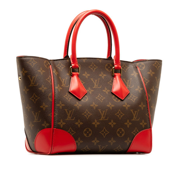 ルイ ヴィトン モノグラム フェニックスPM ハンドバッグ M41537 コクリコ レッド ブラウン PVC レザー レディース LOUIS VUITTON 【中古】
